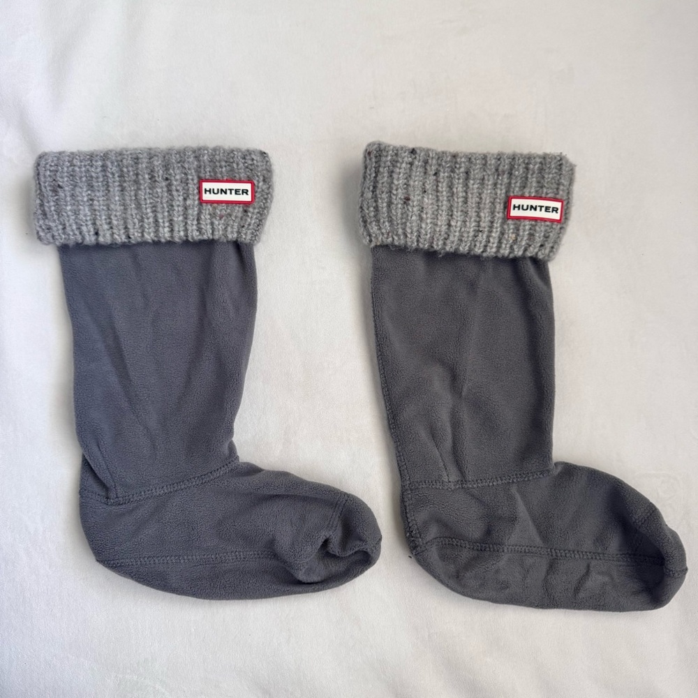 Hunter Cable Knit and Fleece Boot Socks